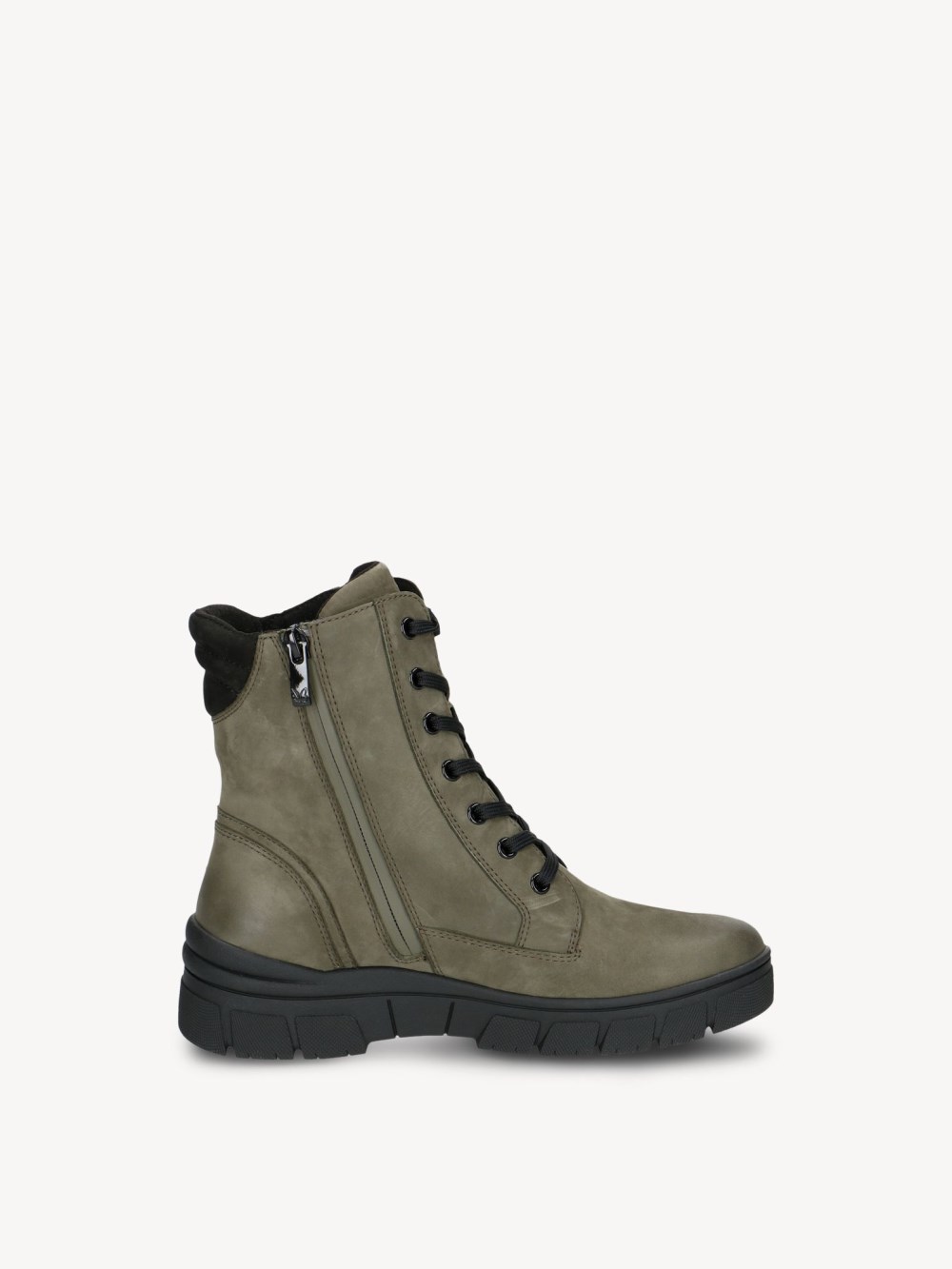 Caprice Stiefelette - Khaki-Kamm