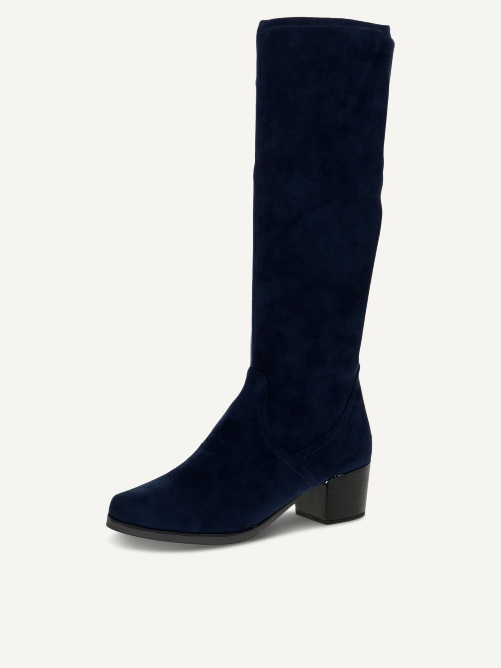 Caprice Stiefel - Marineblaues Stretchleder