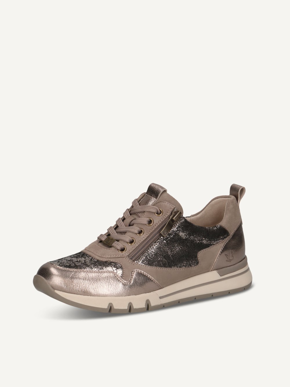 Caprice Sneaker - Taupe Metallic-Kamm
