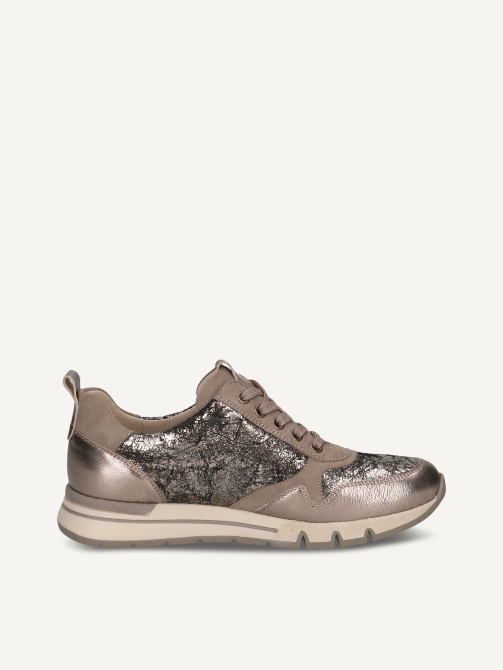 Caprice Sneaker - Taupe Metallic-Kamm