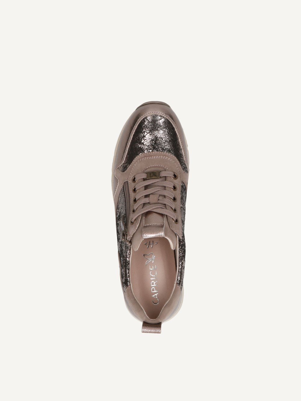 Caprice Sneaker - Taupe Metallic-Kamm