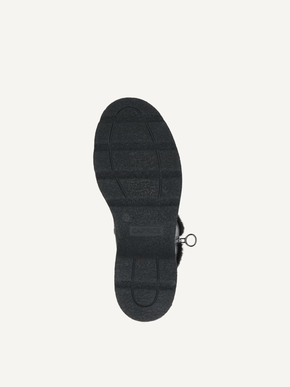 Caprice Stiefelette - Schwarzes Nappa