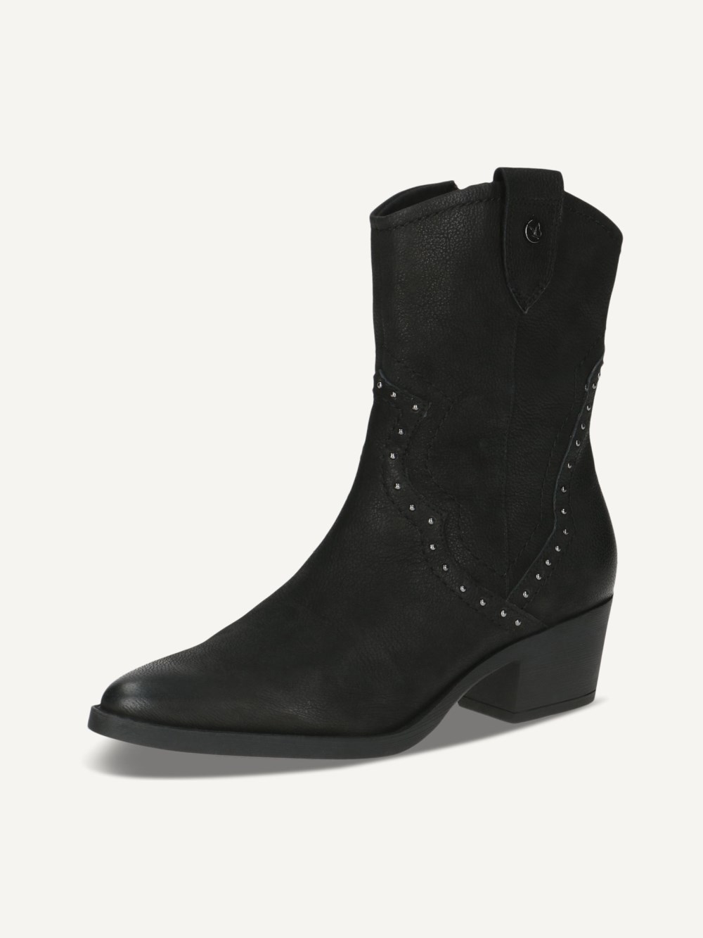 Caprice Stiefelette - Schwarzes Nubukleder