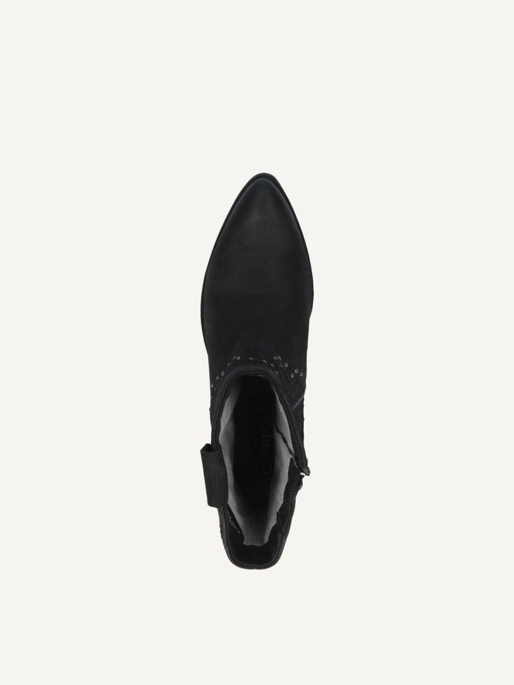 Caprice Stiefelette - Schwarzes Nubukleder