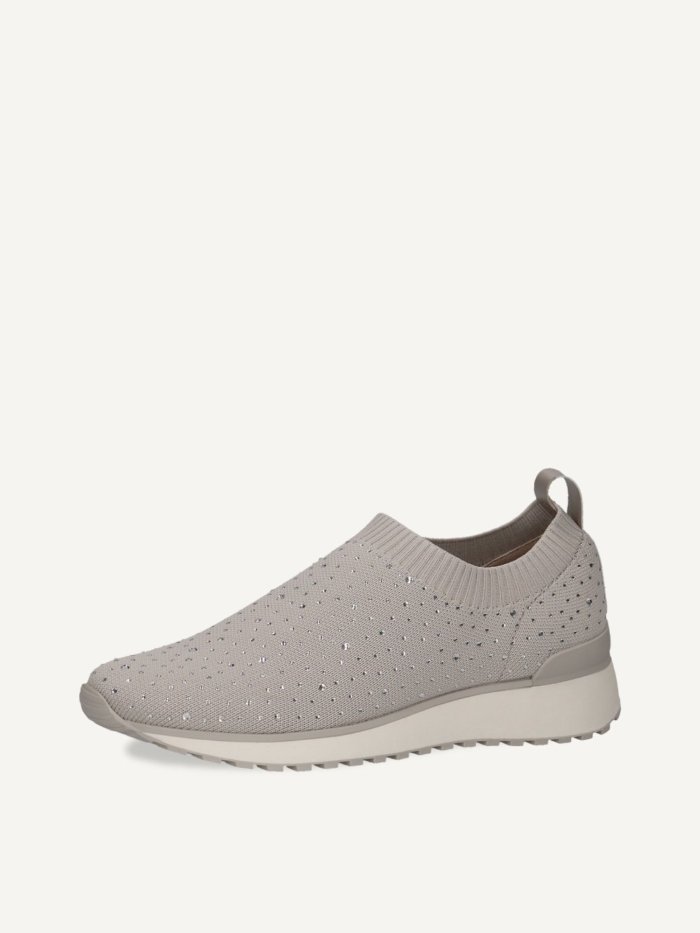 Caprice Sneaker - Hellgrauer Strick