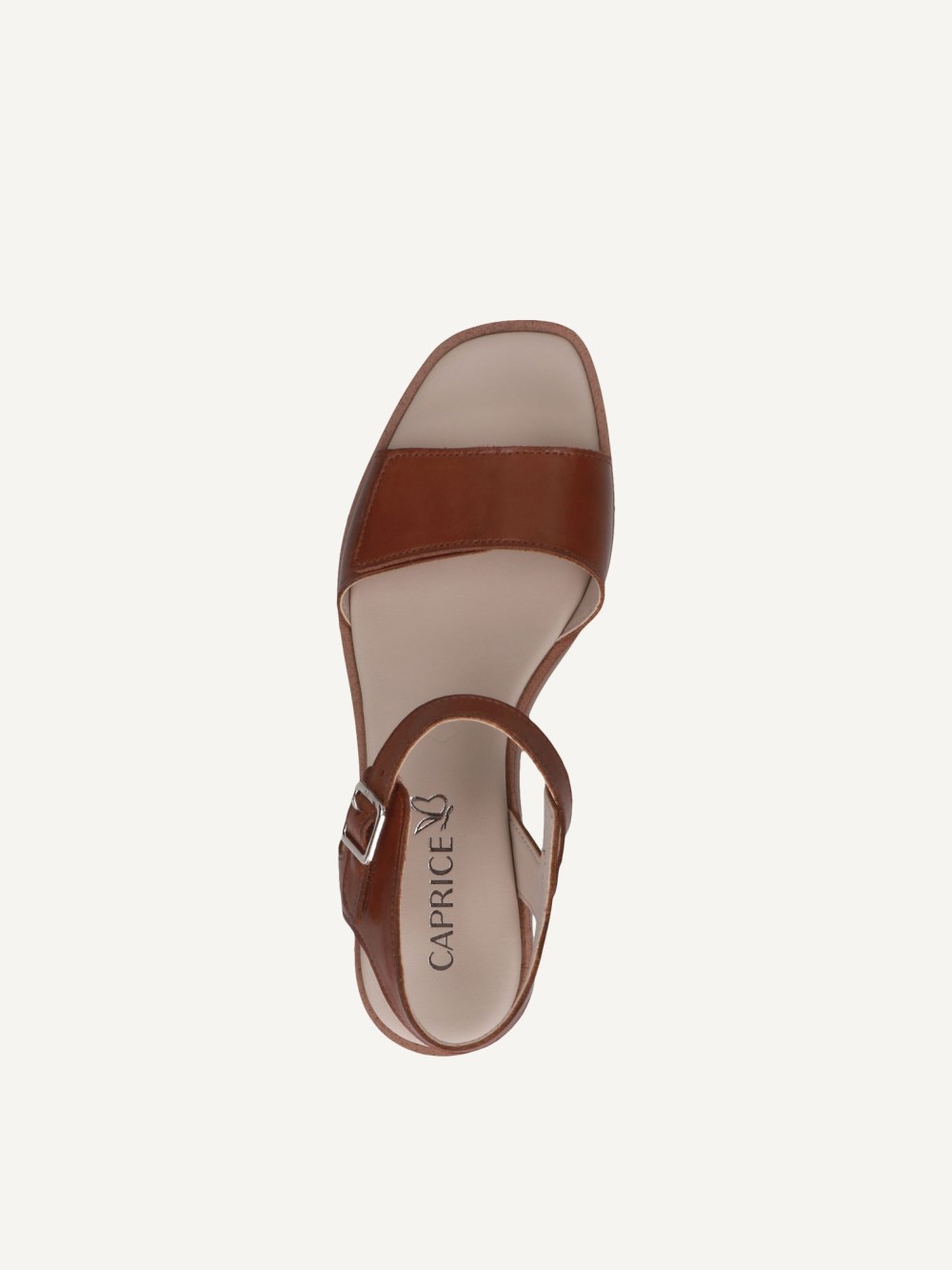 Caprice Sandalette - Cognac-Nappaleder