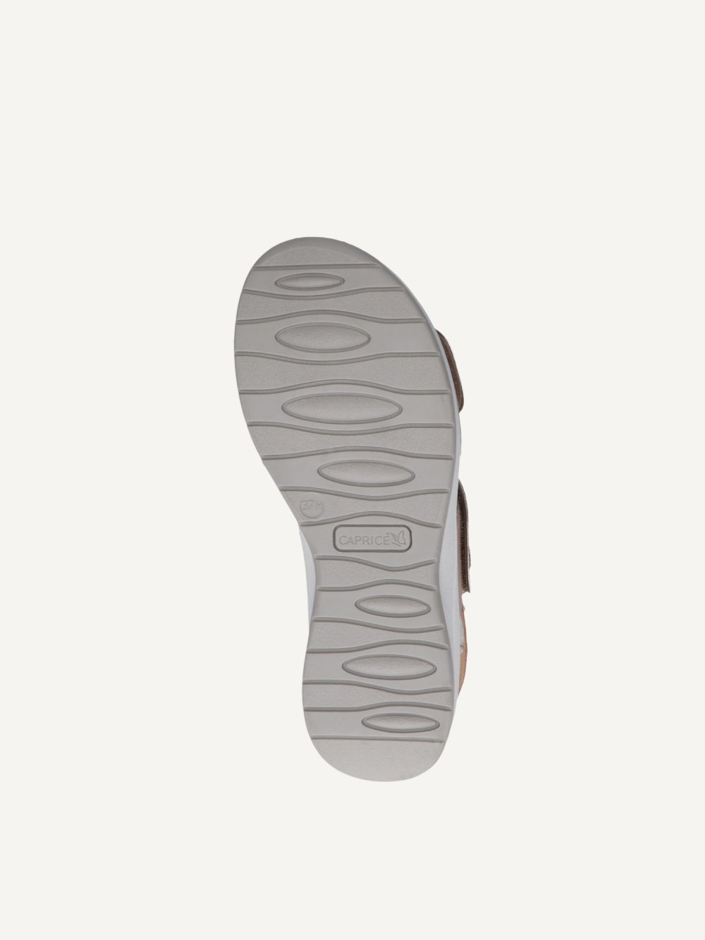 Caprice Sandalette - Rindenfarbenes Wildleder