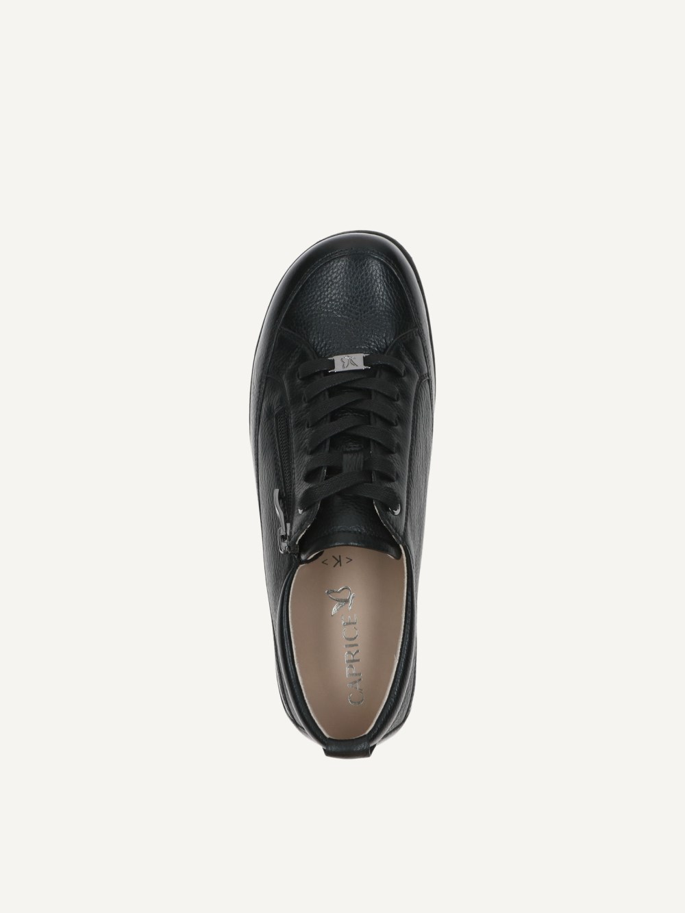 Caprice Halbschuh - Schwarzes Nappaleder