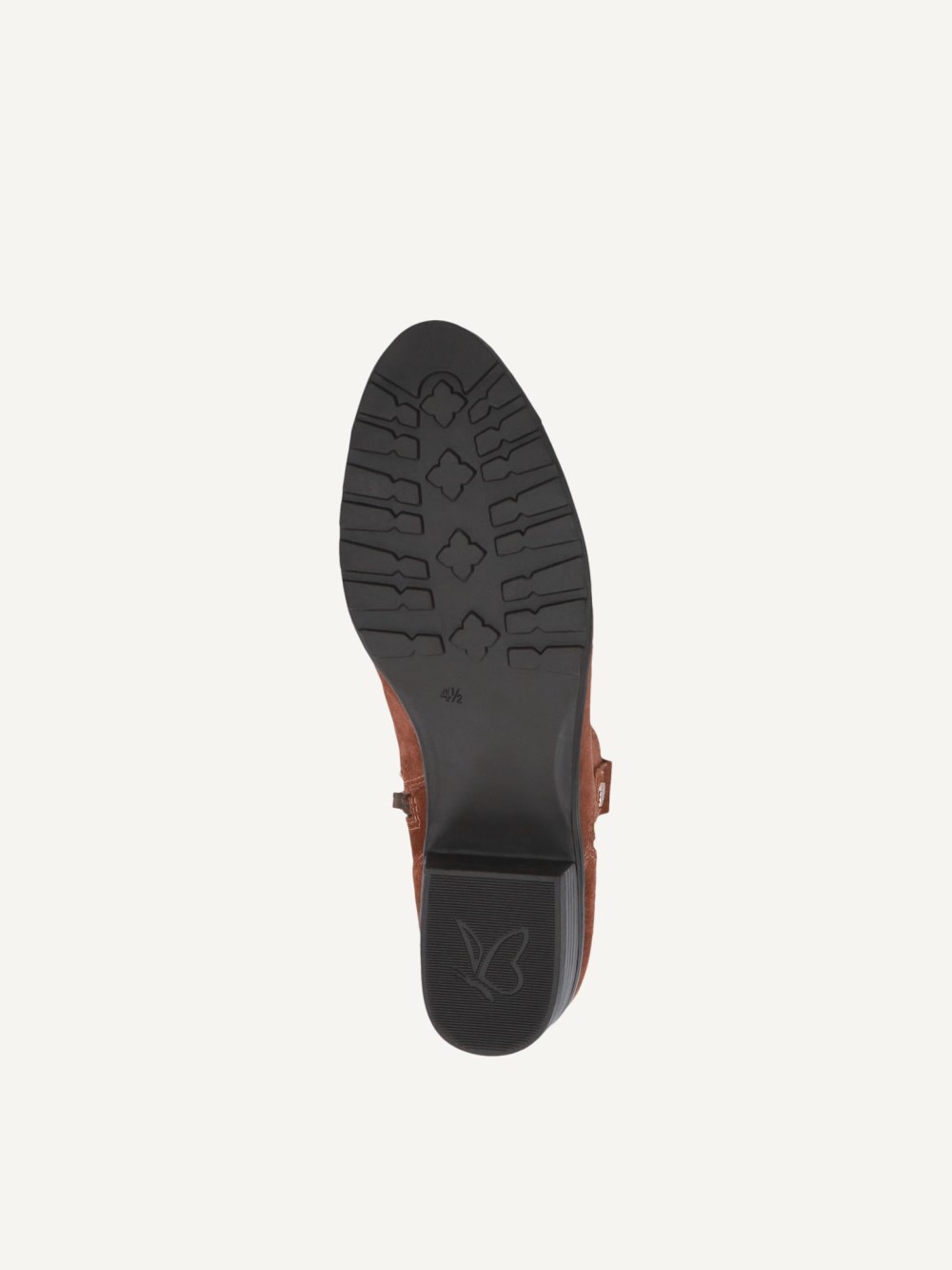 Caprice Stiefelette - Cognac-Wildleder