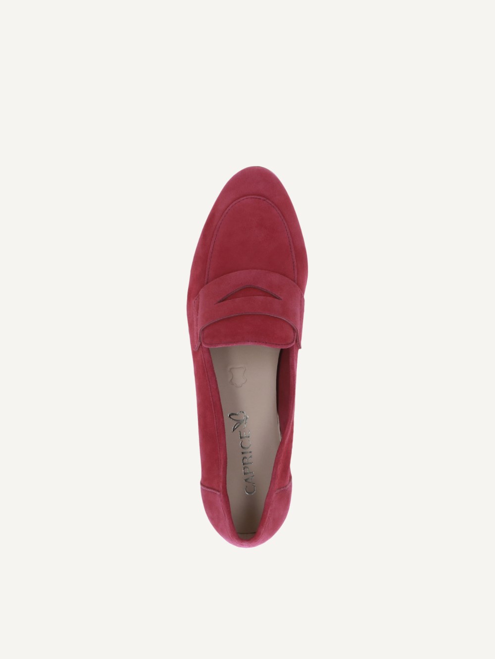 Caprice Slipper - Fuchsiafarbenes Wildleder