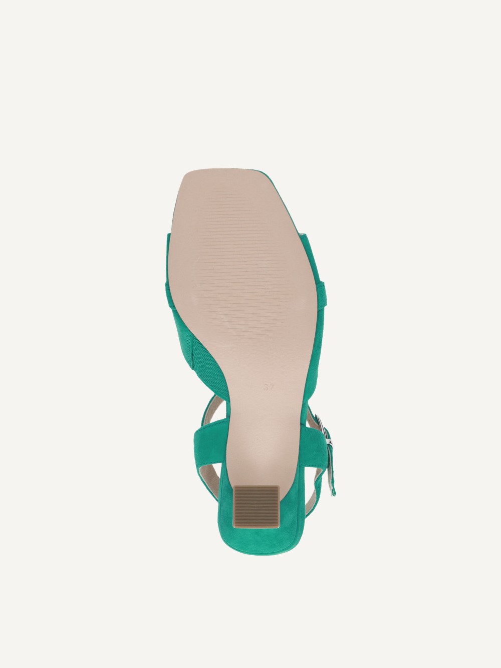 Caprice Sandalette - Smaragdgrünes Wildleder