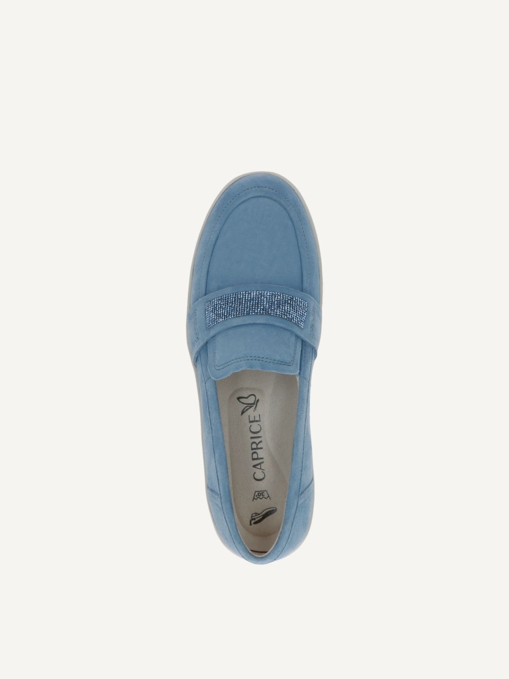 Caprice Slipper - Blaues Wildleder