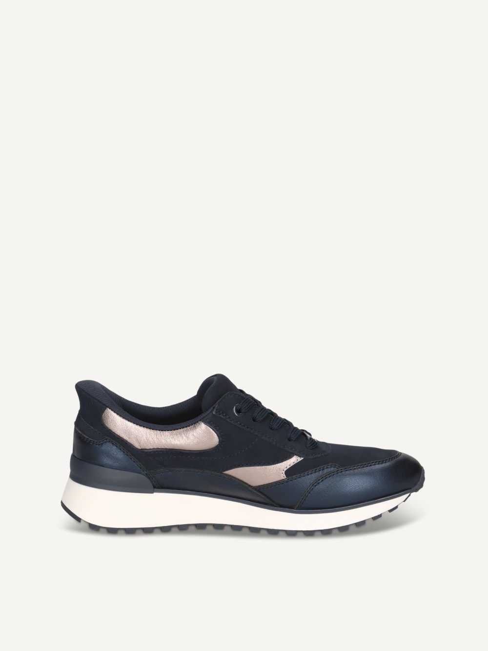 Caprice Sneaker - Marineblauer Perlmuttkamm