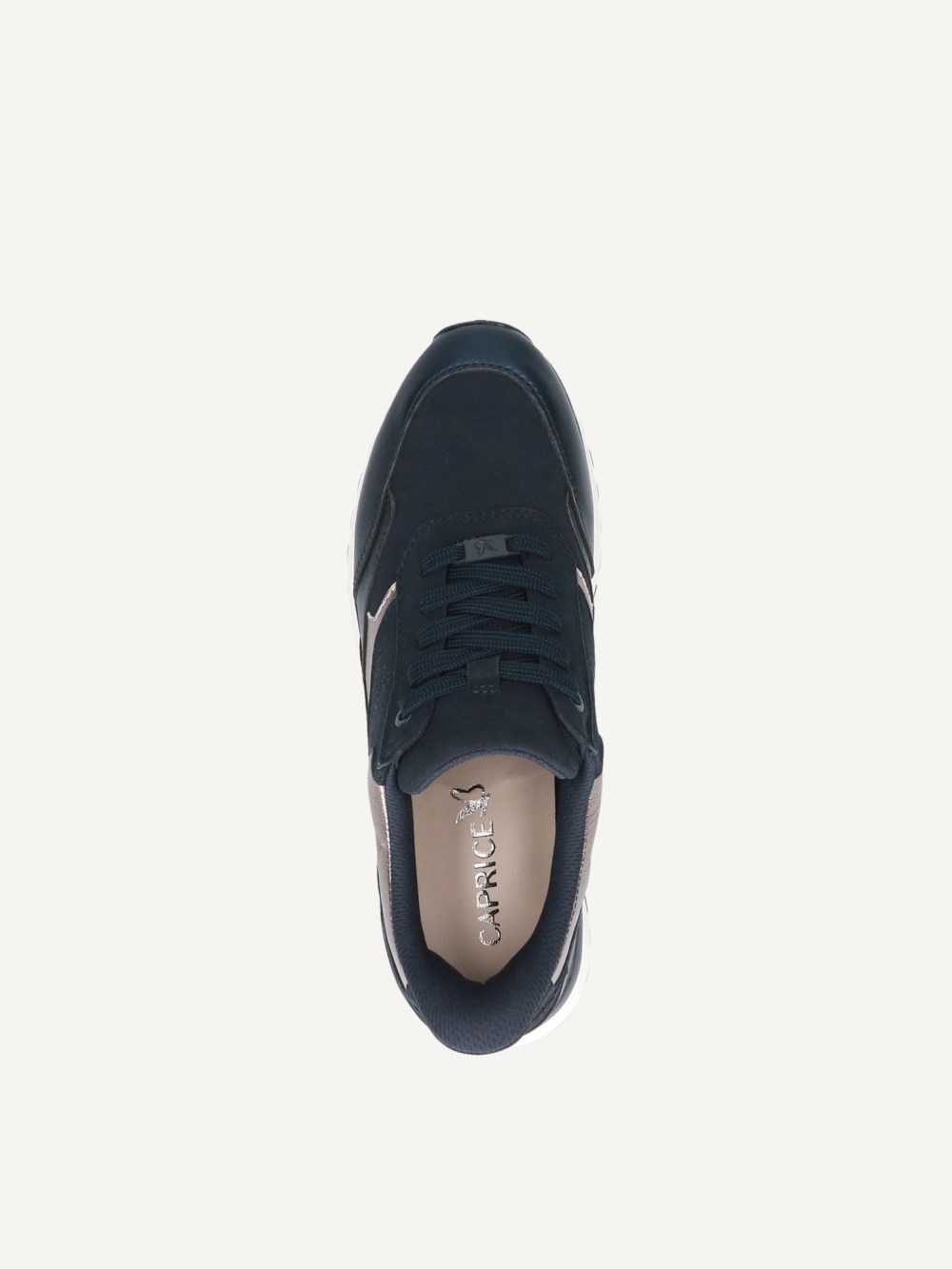 Caprice Sneaker - Marineblauer Perlmuttkamm