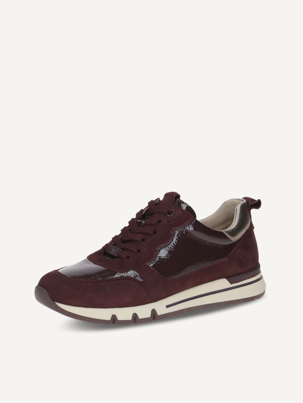 Caprice Sneaker - Bordeauxfarbener Kamm