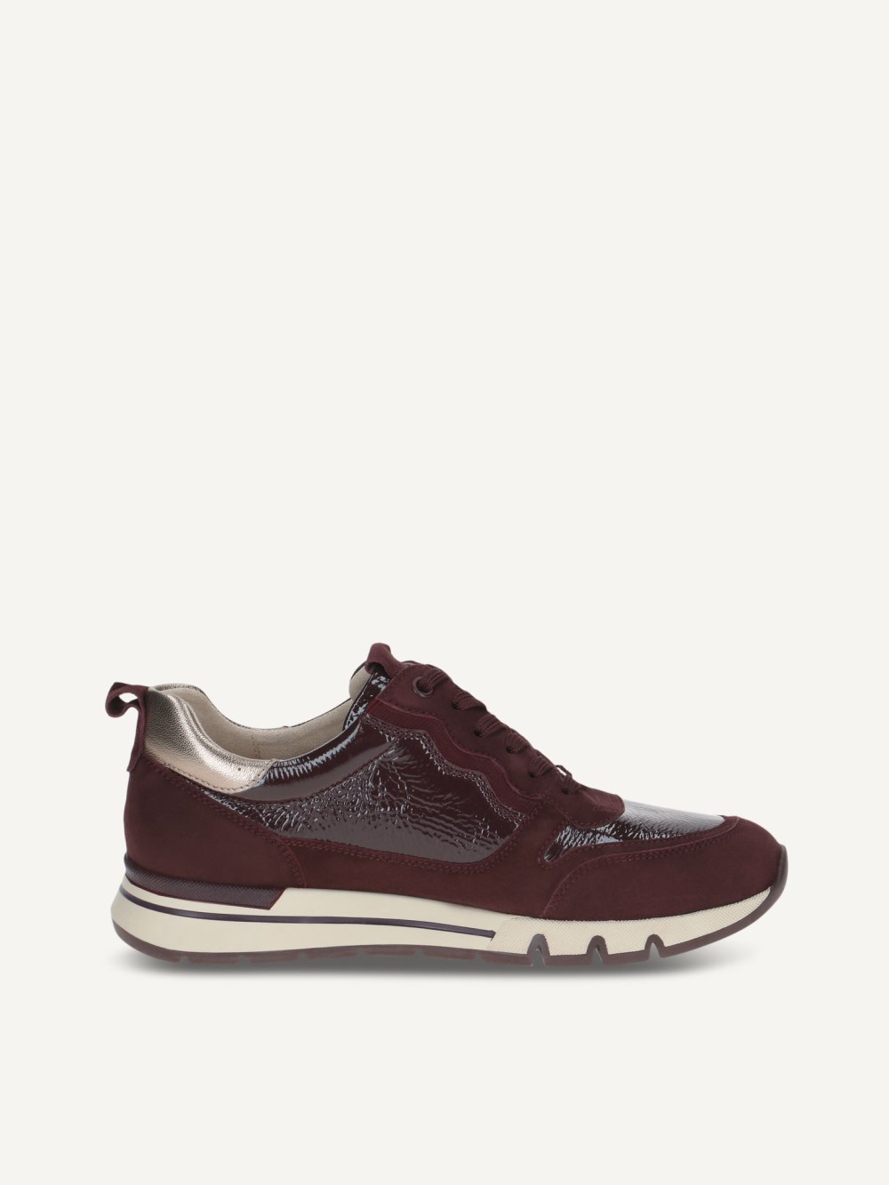 Caprice Sneaker - Bordeauxfarbener Kamm