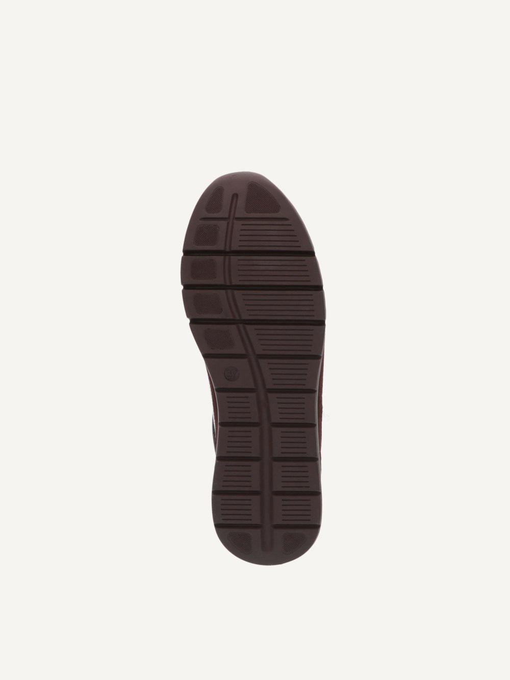 Caprice Sneaker - Bordeauxfarbener Kamm