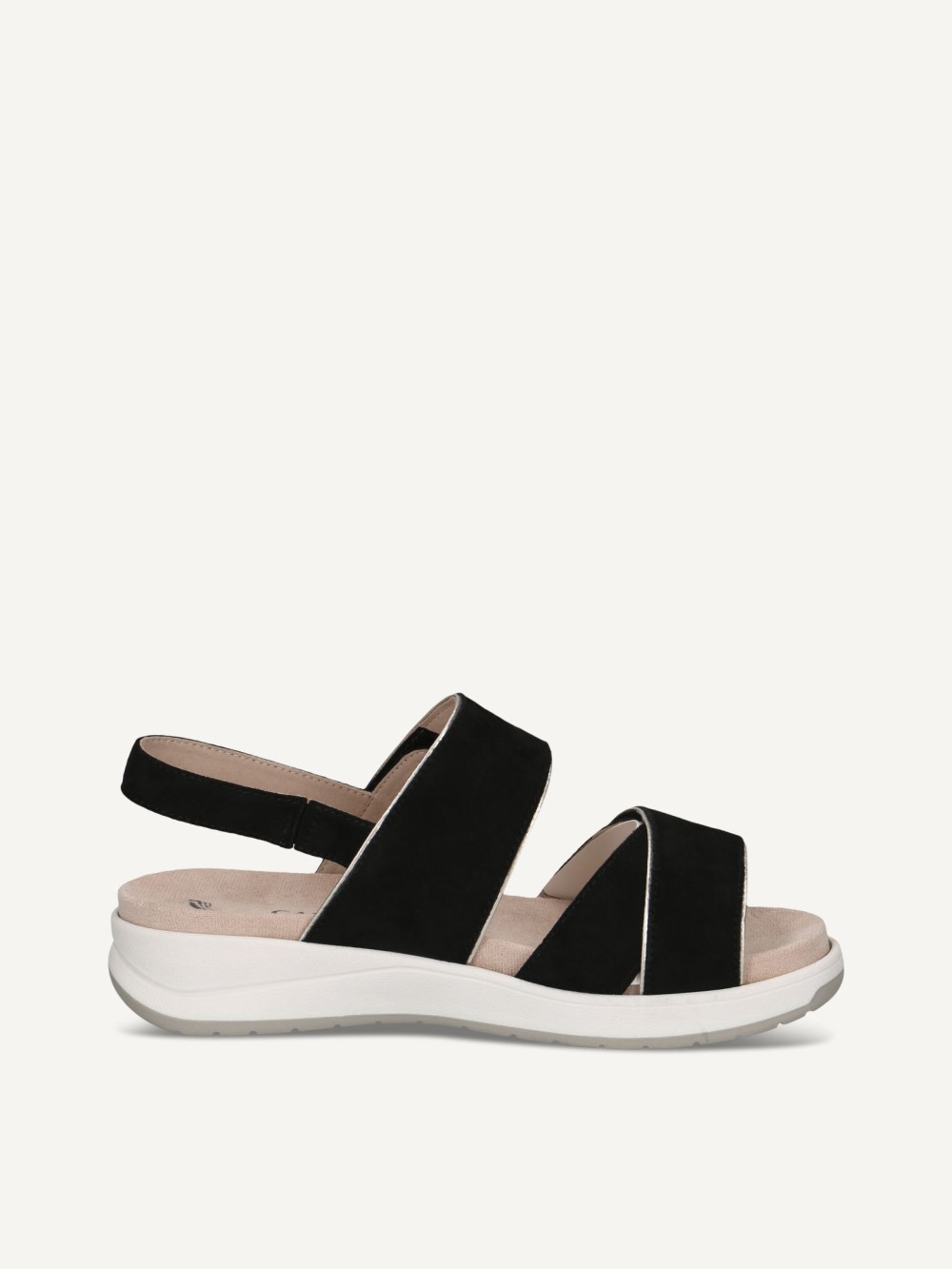 Caprice Sandalette - Schwarzes Wildleder