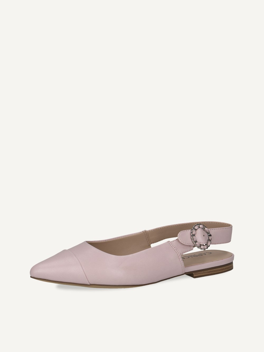 Caprice Slingpumps - Hellviolettes Perlmuttleder