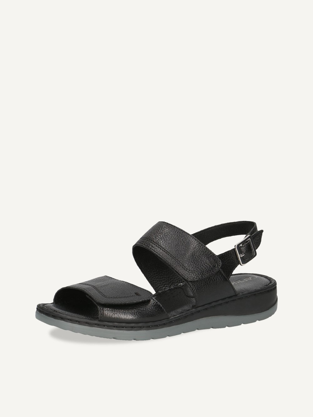 Caprice Sandalette - Schwarzes Nappaleder