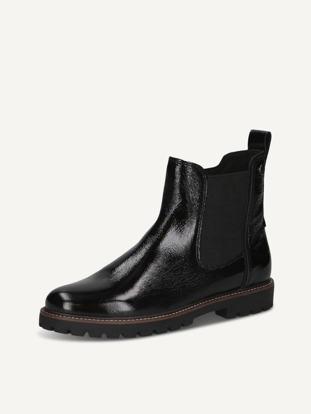 Caprice Stiefelette - Schwarzes Naplakleder