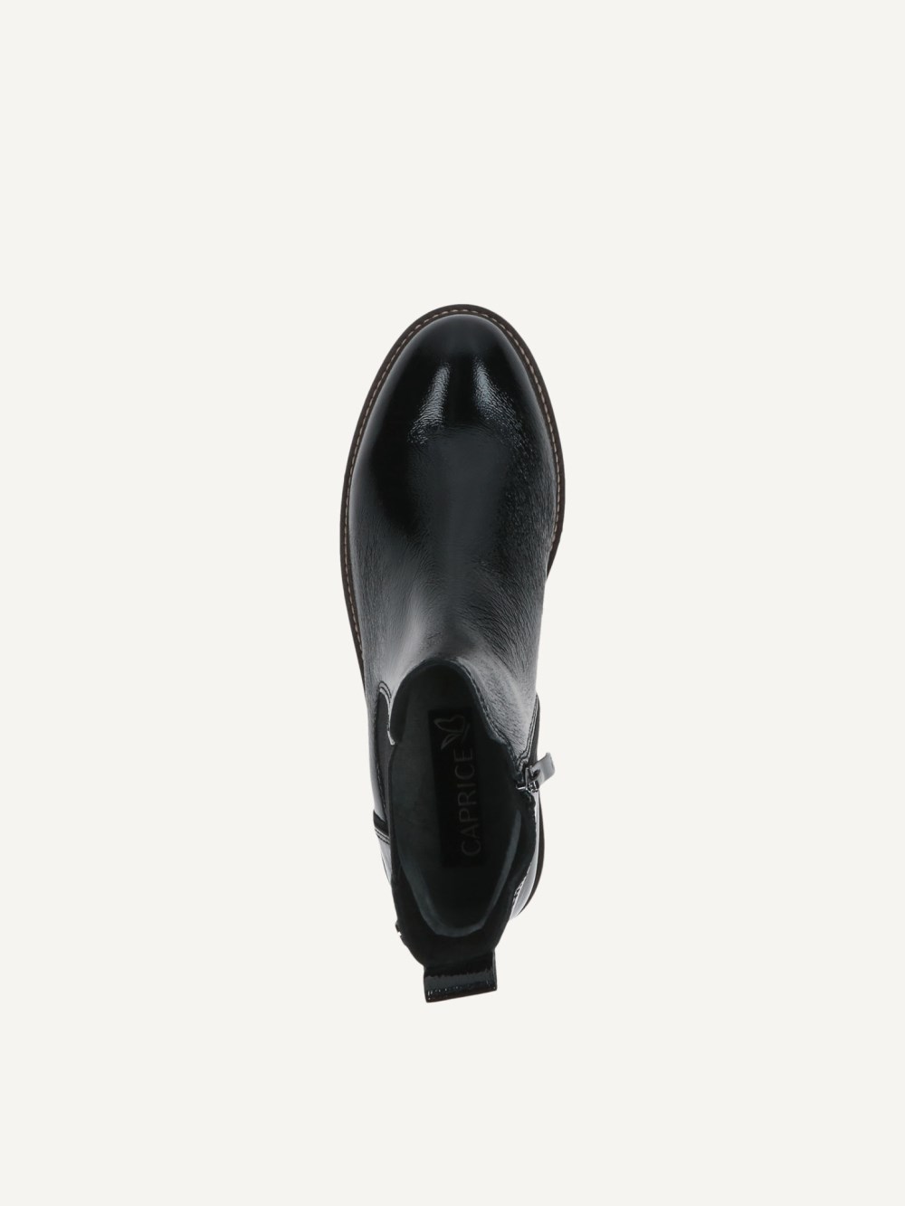 Caprice Stiefelette - Schwarzes Naplakleder