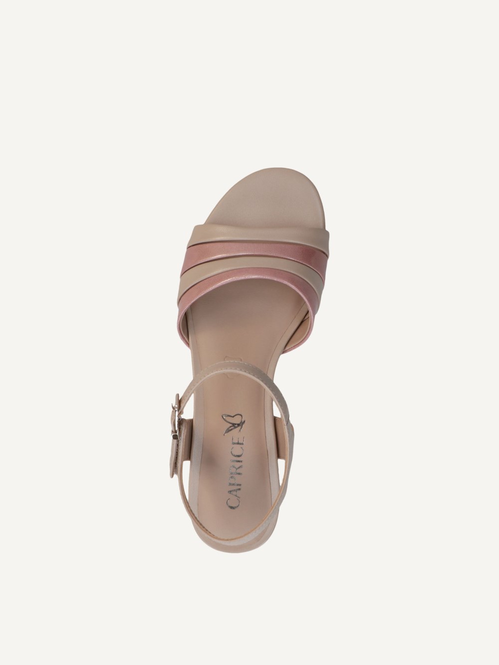 Caprice Sandalette - Beige/Rosa