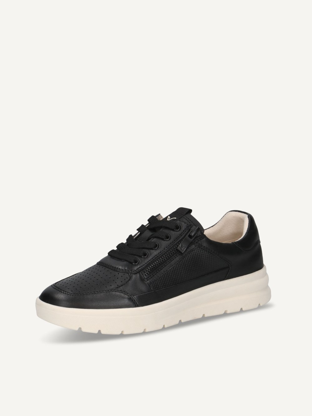 Caprice Halbschuh - Schwarzes Nappaleder