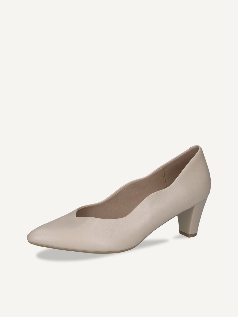 Caprice Pumps - Creme-Perlmuttleder