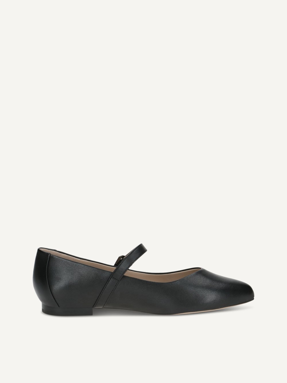 Caprice Ballerina - Schwarzes Nappaleder