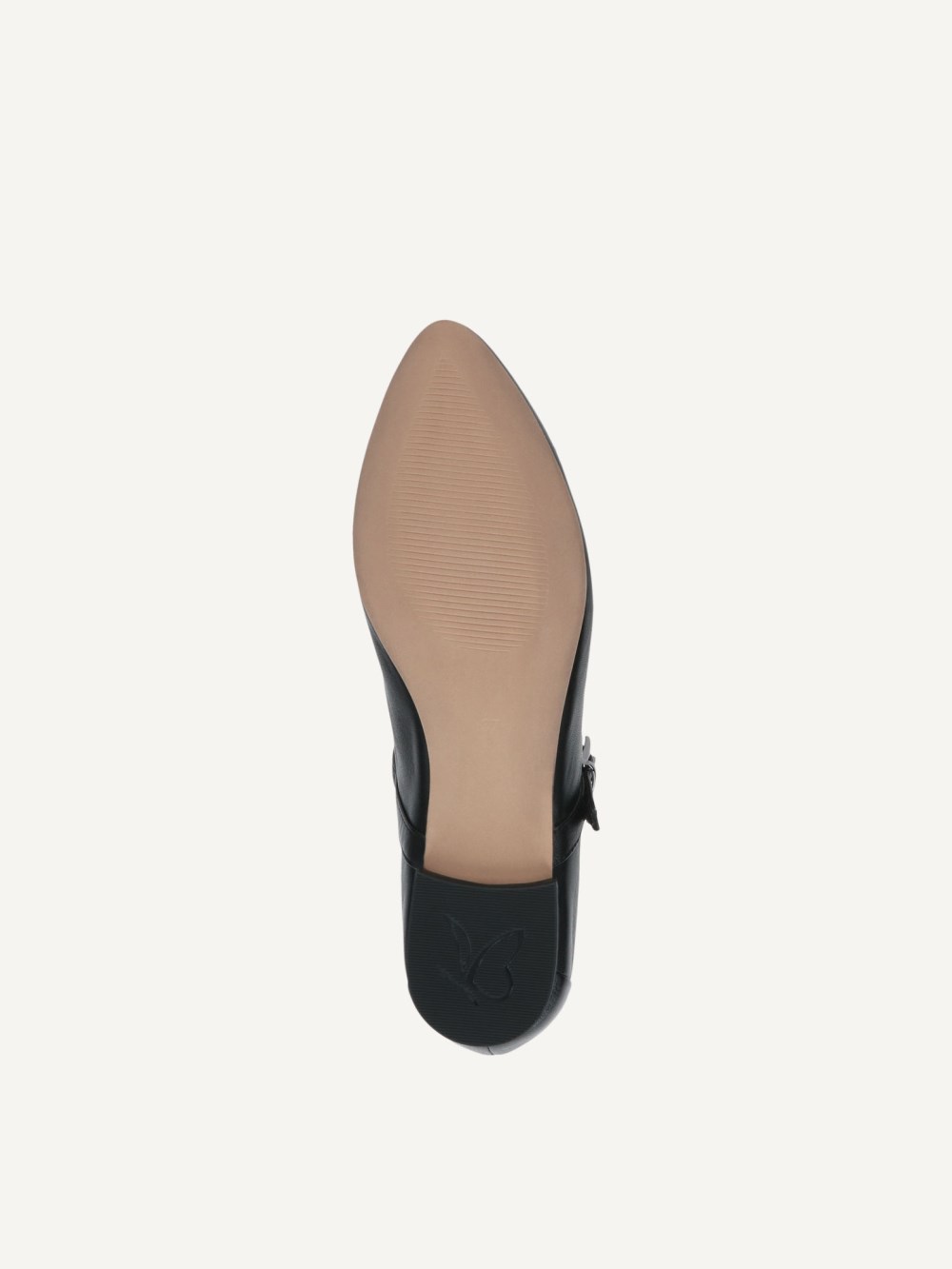 Caprice Ballerina - Schwarzes Nappaleder