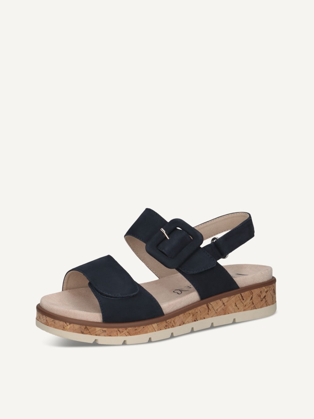 Caprice Sandale - Ozeanblaues Wildleder