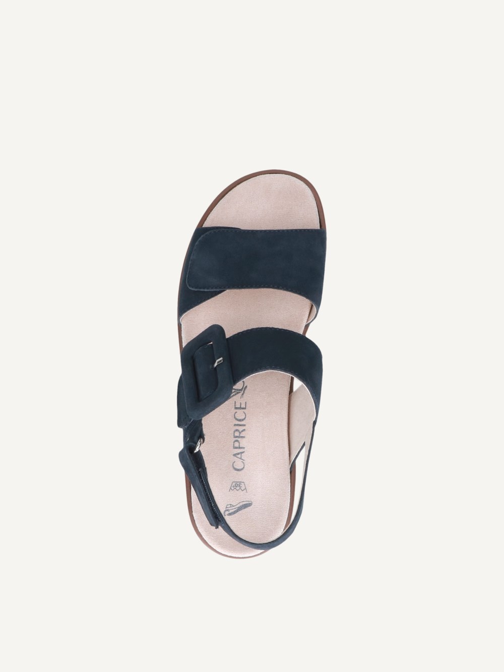 Caprice Sandale - Ozeanblaues Wildleder