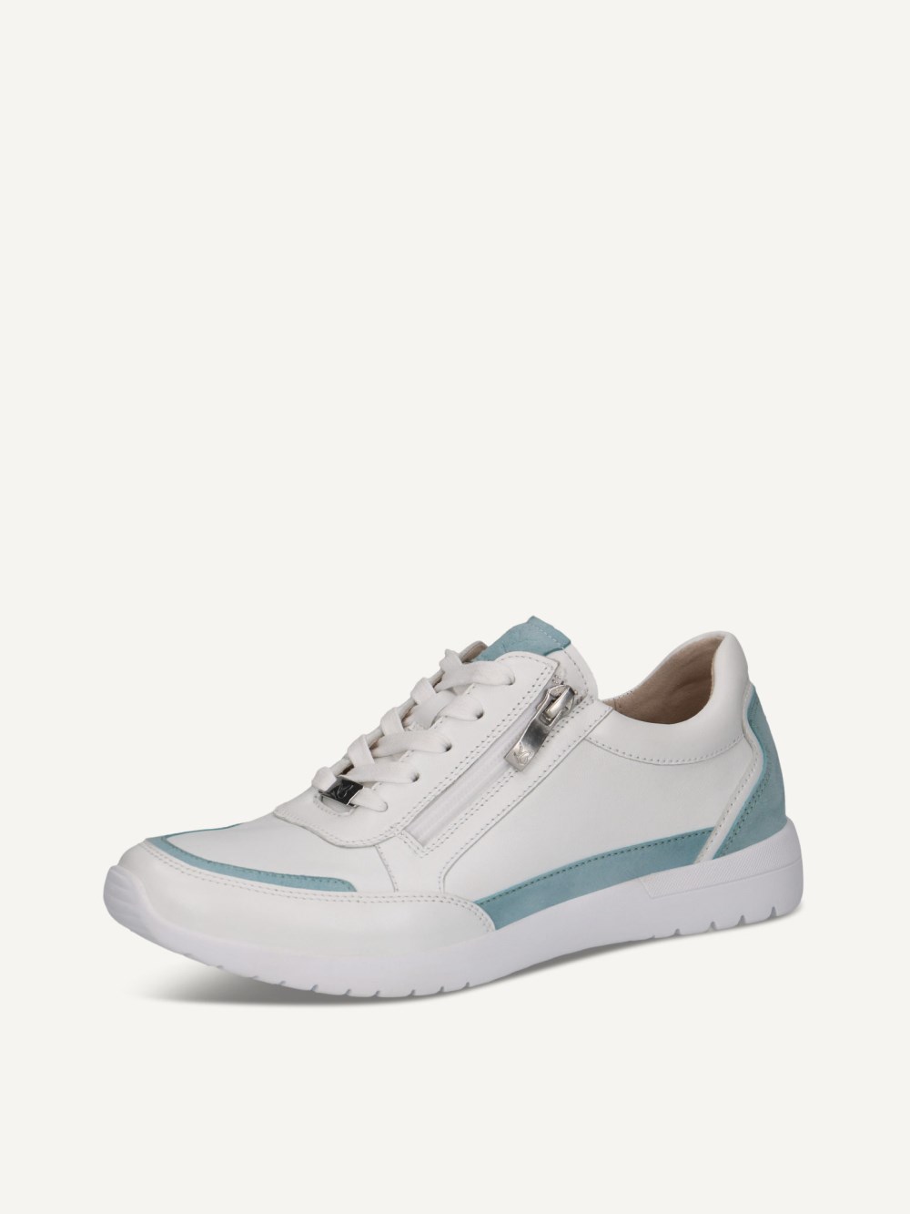 Caprice Sneaker - Weiß / Hellblau