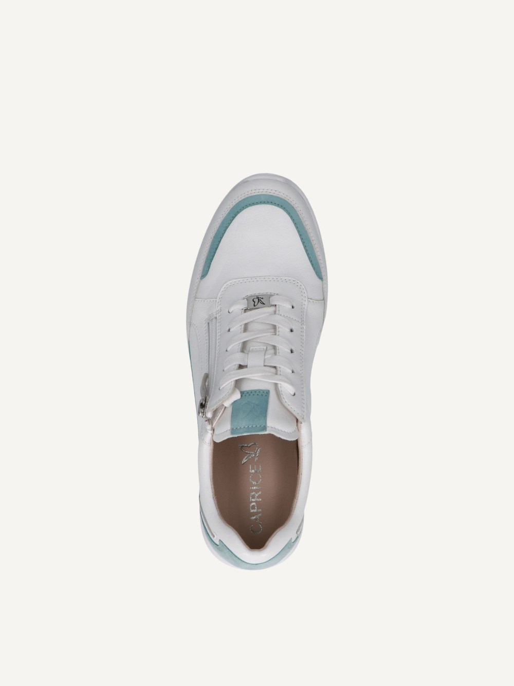 Caprice Sneaker - Weiß / Hellblau