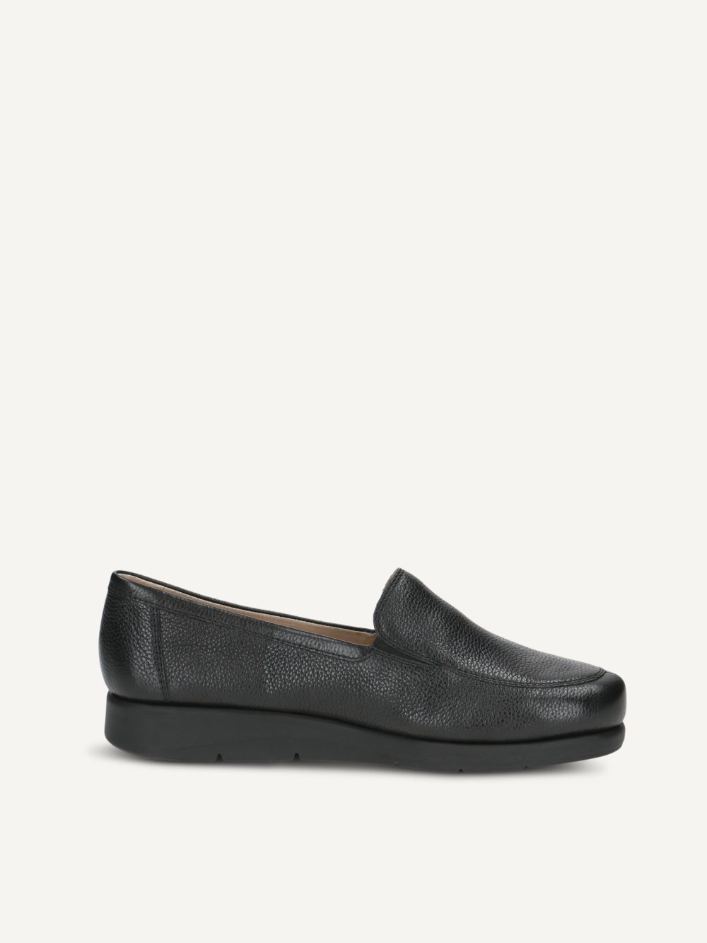 Caprice Slipper - Schwarzes Nappaleder