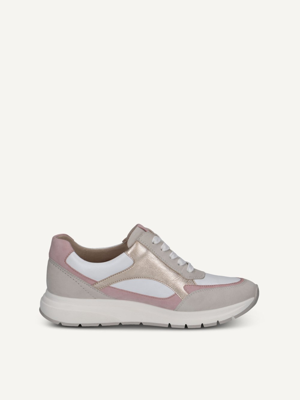 Caprice Sneaker - Off-Weiß-Perlmutt-Kamm