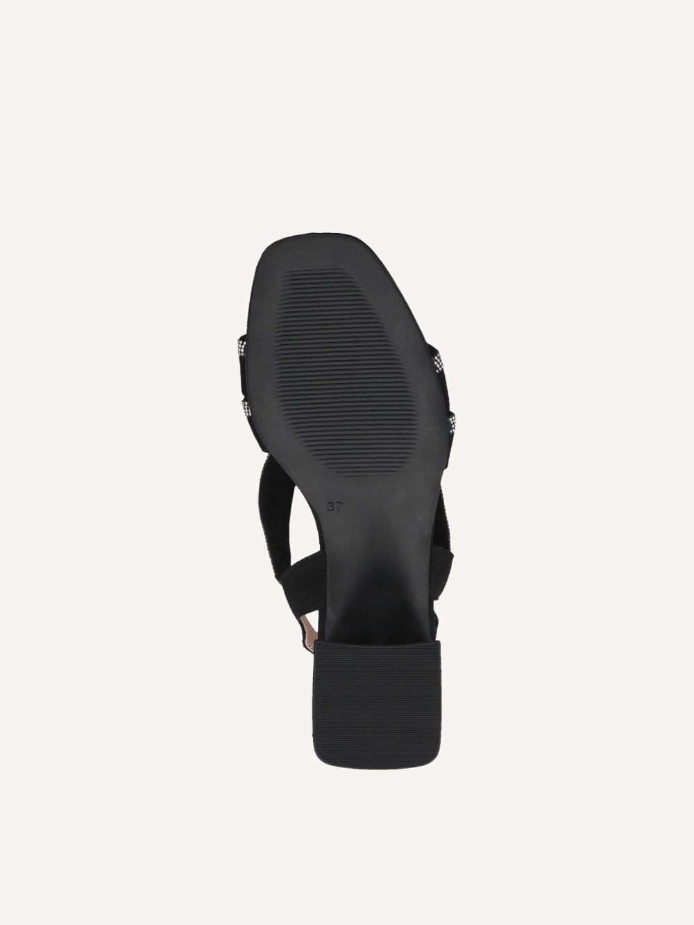 Caprice Sandalette - Schwarzes Wildleder