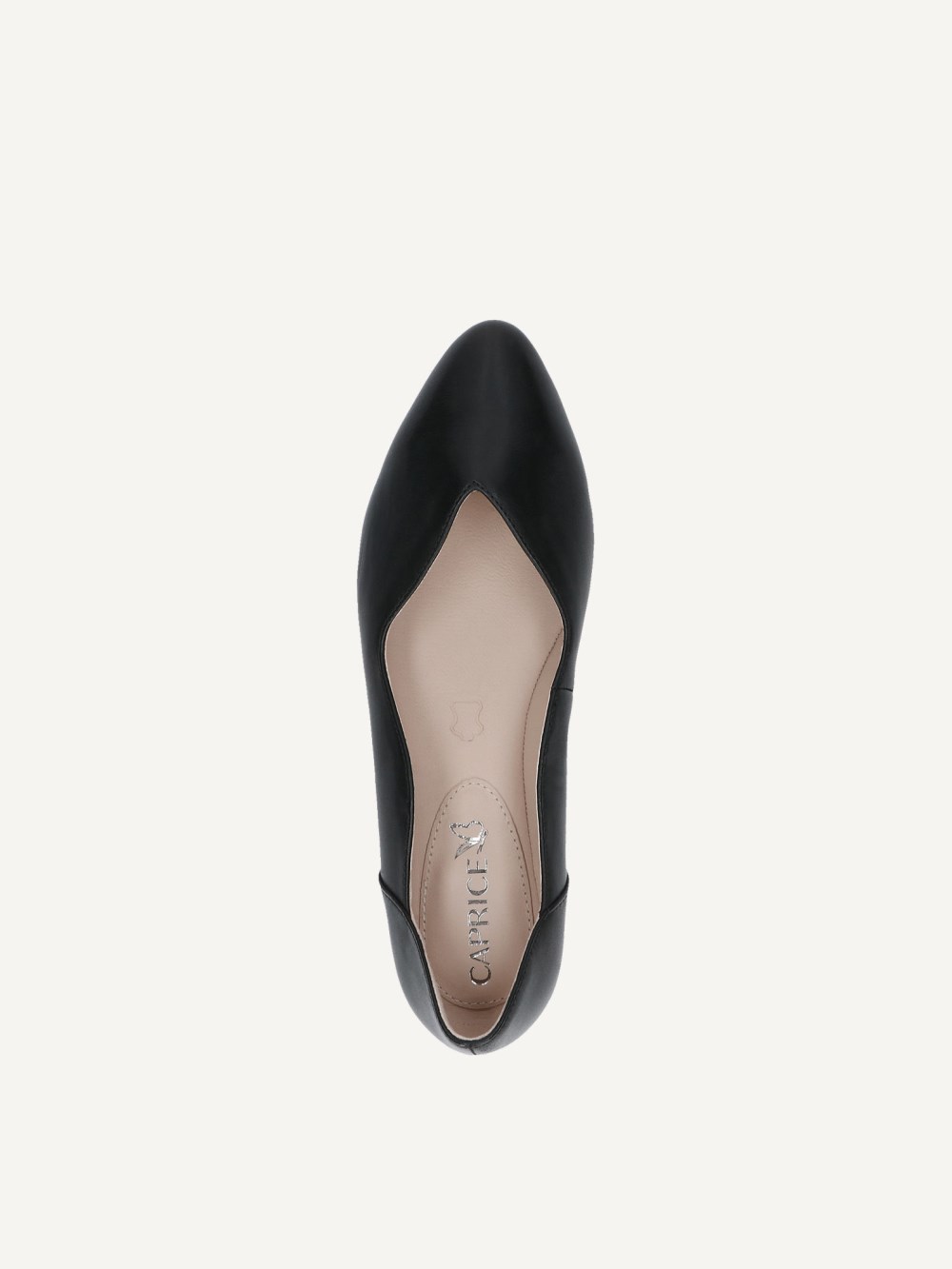 Caprice Pumps - Schwarzes Nappaleder