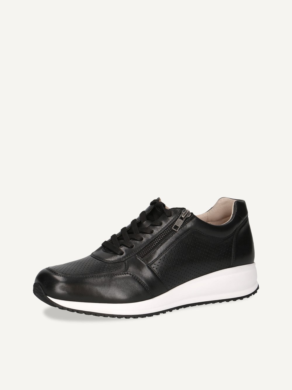 Caprice Sneaker - Schwarzes Nappaleder
