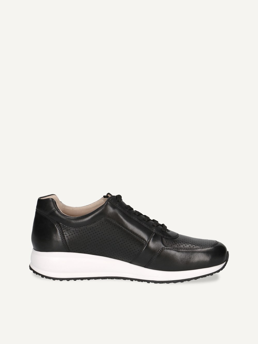 Caprice Sneaker - Schwarzes Nappaleder