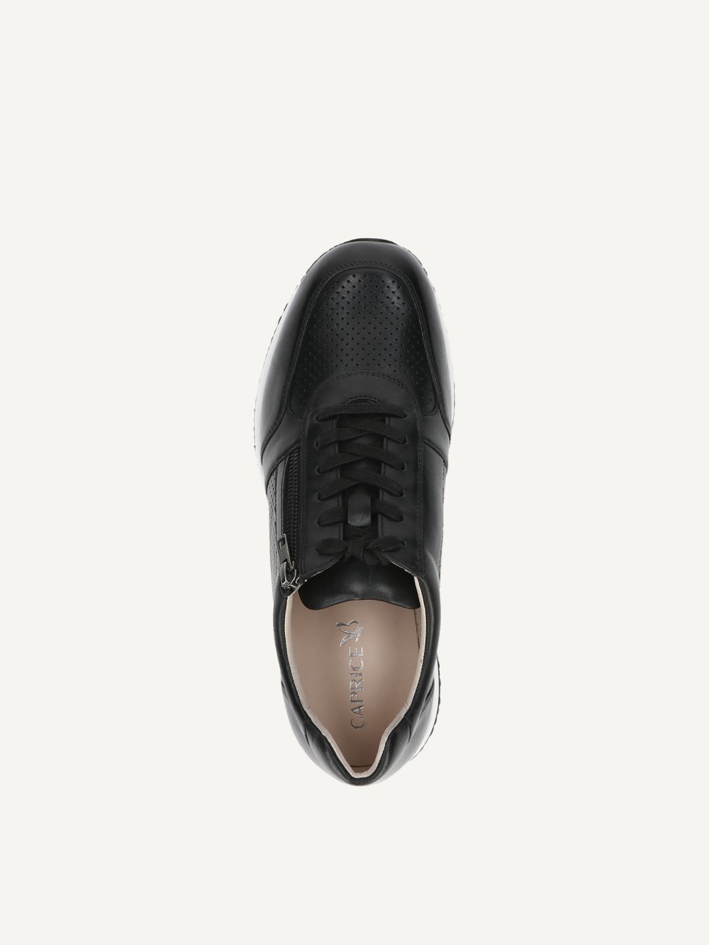 Caprice Sneaker - Schwarzes Nappaleder