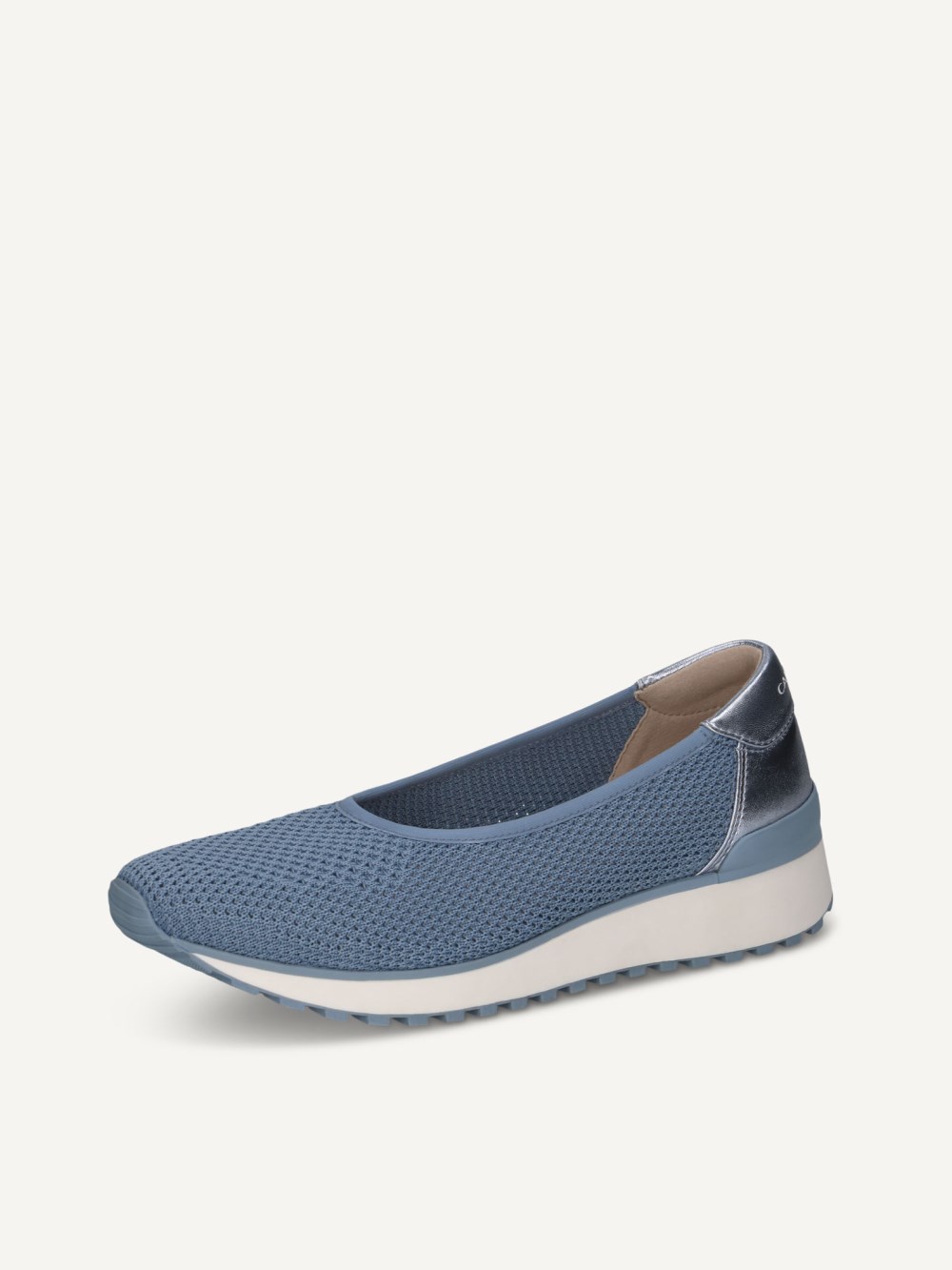 Caprice Sneaker - Blauer Strickkamm