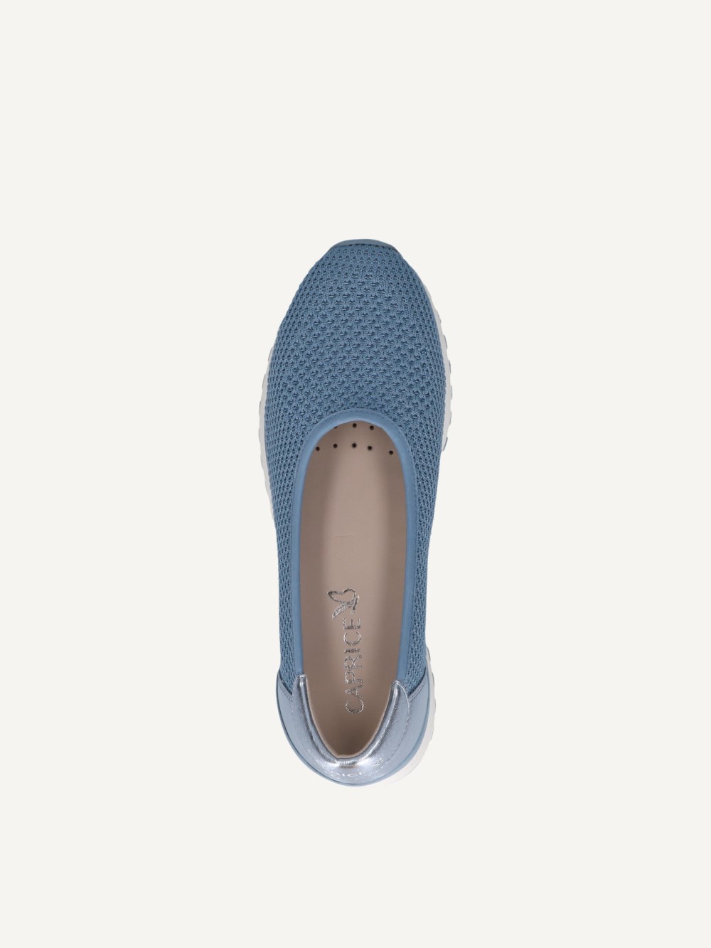 Caprice Sneaker - Blauer Strickkamm