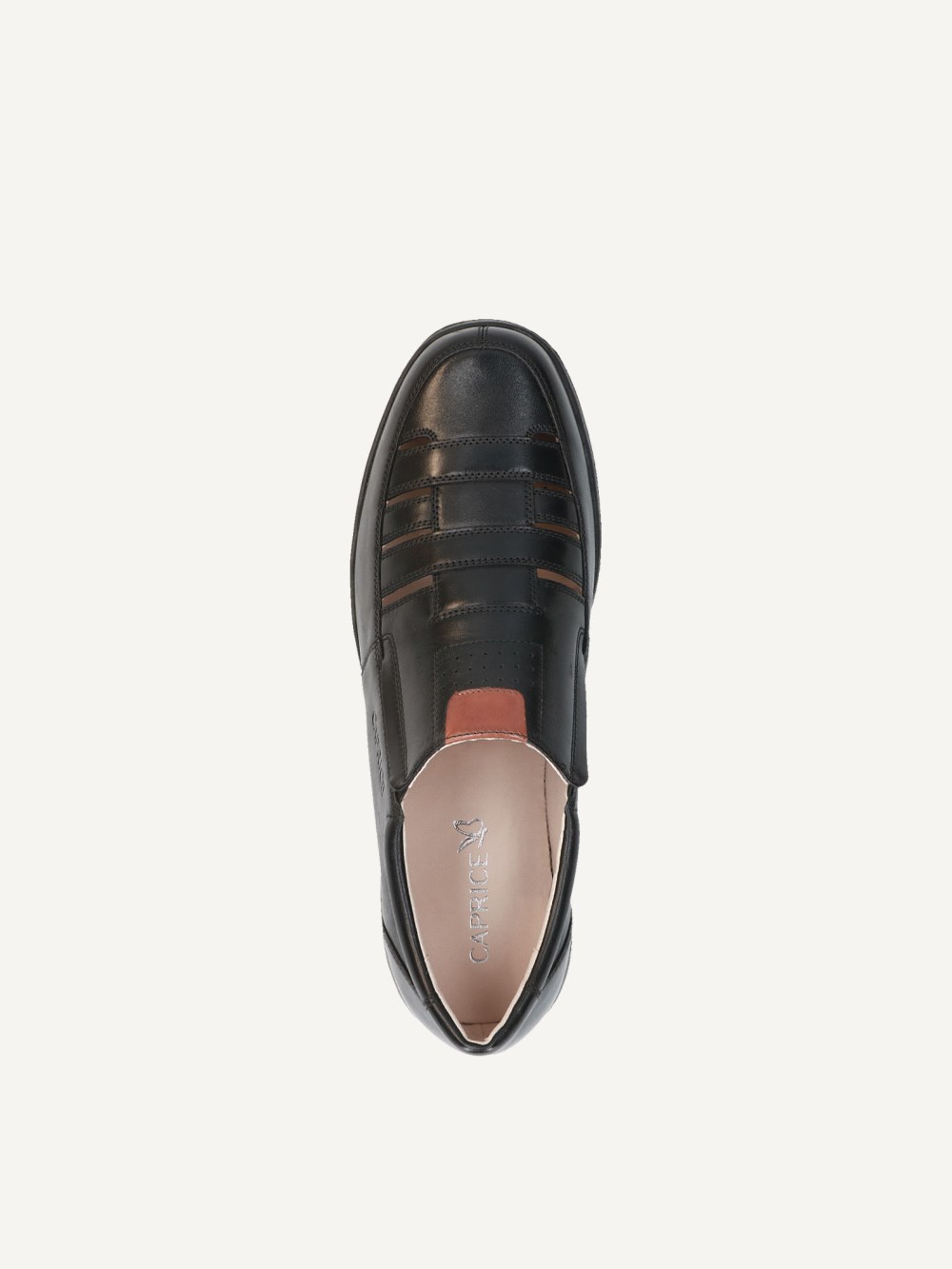 Caprice Slipper - Schwarzer Kamm