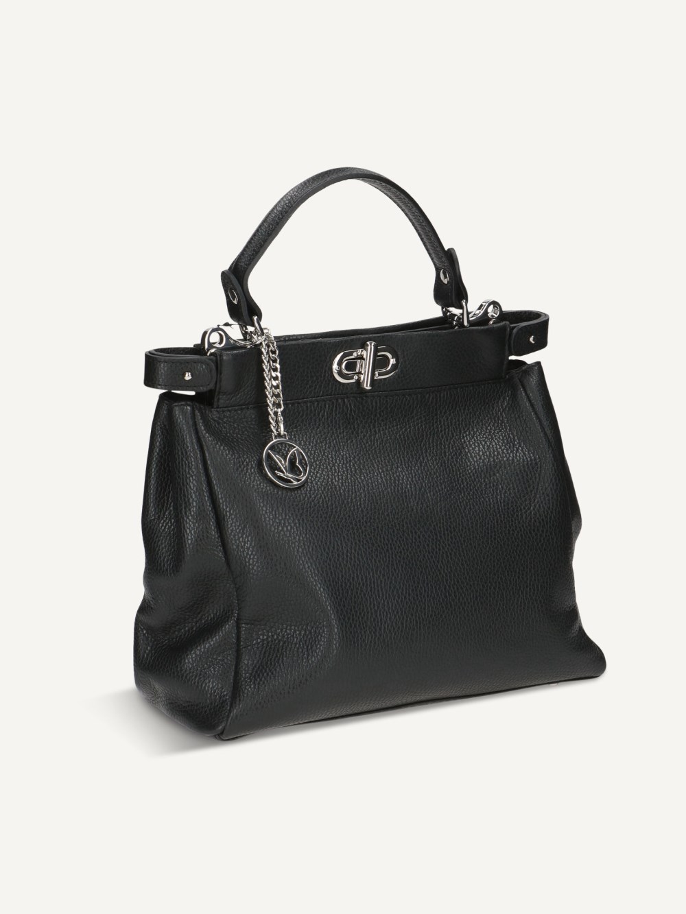 Caprice Handtasche - Schwarzes Nappaleder