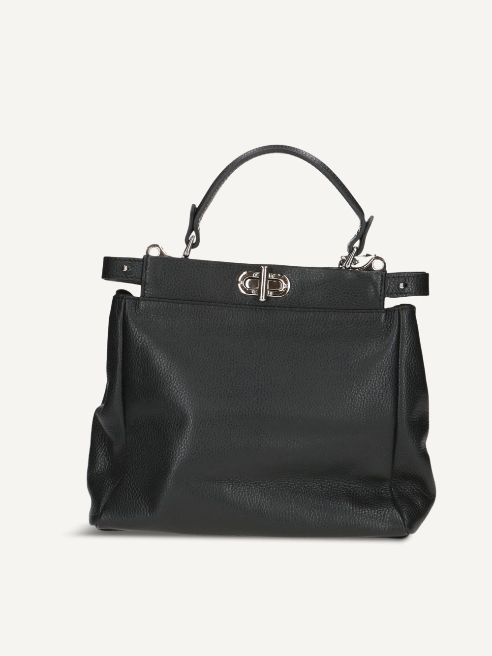Caprice Handtasche - Schwarzes Nappaleder