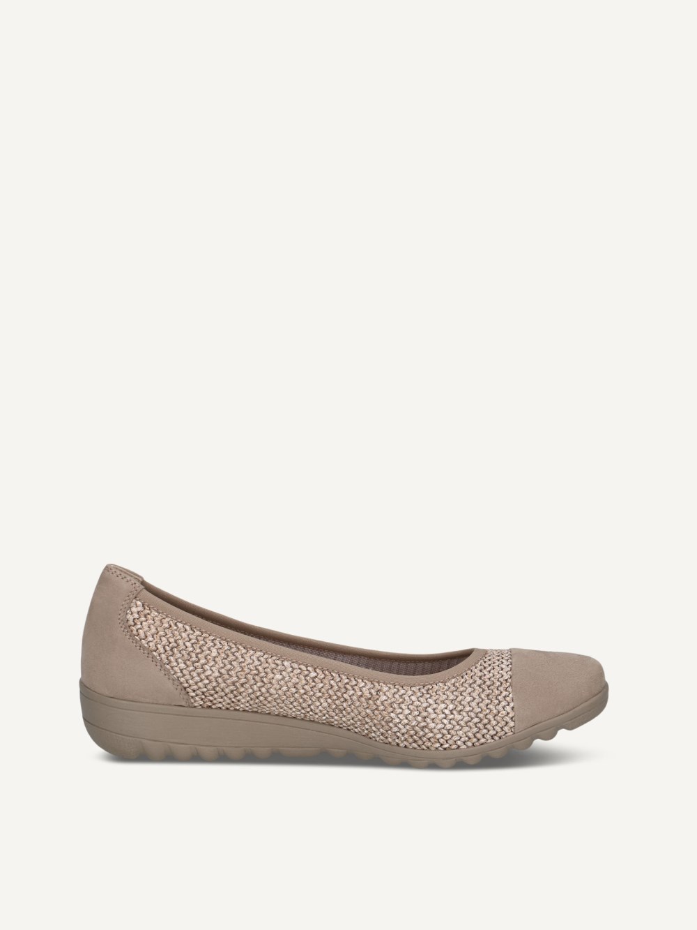 Caprice Ballerina - Schlammfarbener Kamm
