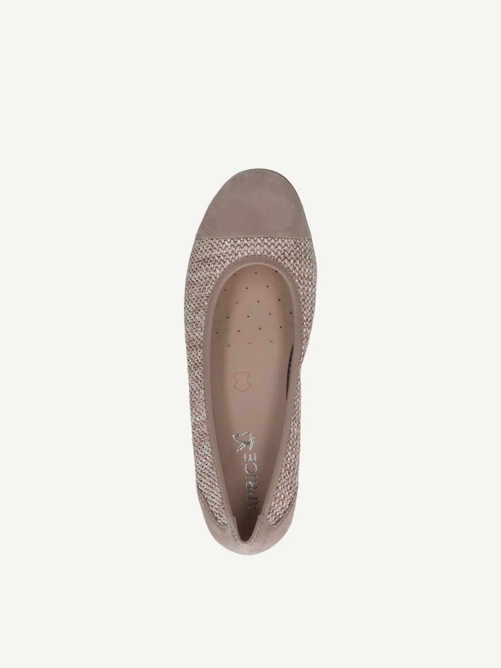 Caprice Ballerina - Schlammfarbener Kamm
