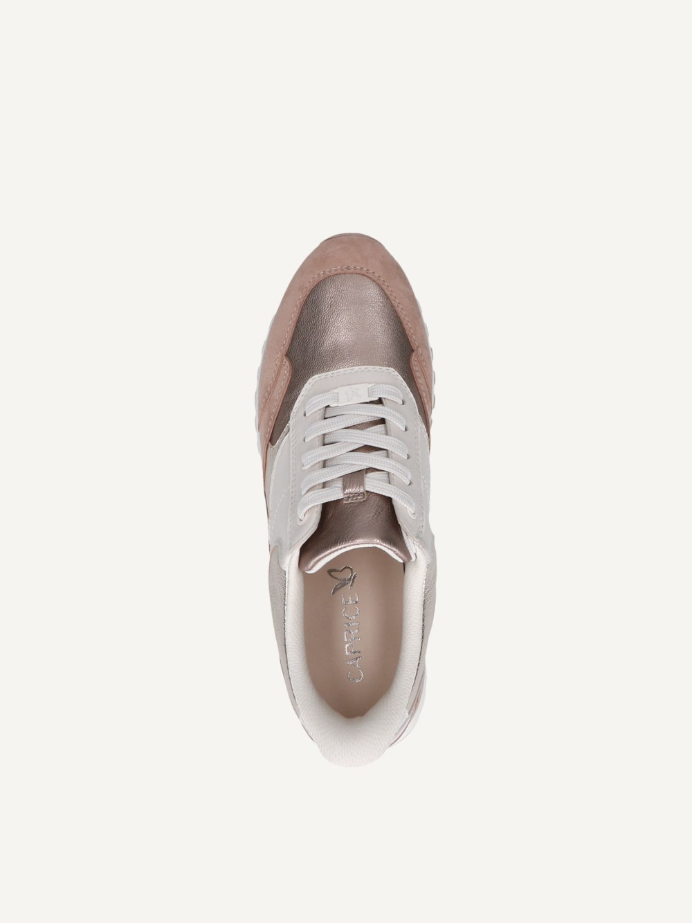Caprice Sneaker - Sandfarbener Kamm